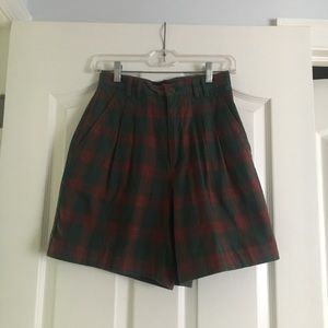 Vintage Plaid Shorts